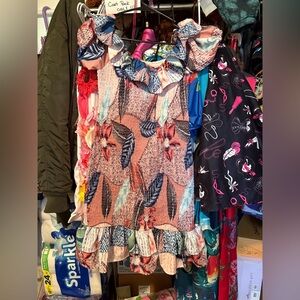 Fashion Nova Multicolor Patterned Dress